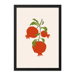 Pomegranate Wall Art, Fruit Print, Modern Art Print, Kitchen Decor, Nature Wall Decor, Minimalist Wall Art, Pomegranate Art Print - Tawshia