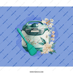 Floral Instant Pot Mouse Pad, Kitchen Decor, Cute Cookware, Appliance Gift, Home Chef, Cooking Lover, Chef Gift, Gadget Lover - Tawshia