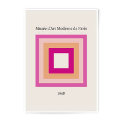 Musee Art Moderne Paris Photographic Print, 1948 Wall Art, Abstract Square Design, Gallery Wall Decor, Modern Art Print, Paris Art - Tawshia