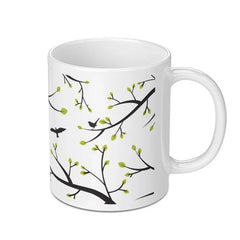 Bird Branches Design Colorful Ceramic Mug Product