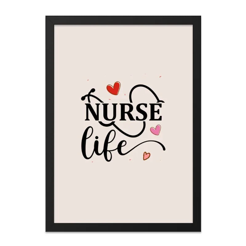 Nurse Life Wall Art, Medical Wall Decor, Nurse Gift, Healthcare Decor, Doctor Office Art, Graduation Gift, Appreciation Gift - Tawshia