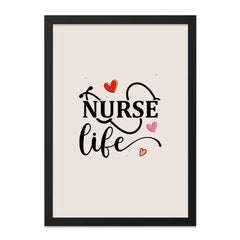 Nurse Life Wall Art, Medical Wall Decor, Nurse Gift, Healthcare Decor, Doctor Office Art, Graduation Gift, Appreciation Gift - Tawshia