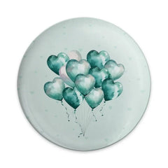 Heart Balloon Pinback Button, Love Pin, Cute Button, Valentine's Day, Party Favors, Gift for Her, Heart Balloons, Heart Button - Tawshia