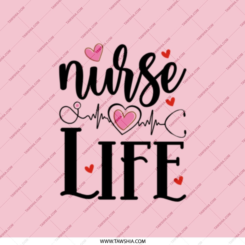 Nurse Life Pocket Mirror, Heartbeat Gift, RN Pocket Mirror, Nurse Gift, Nursing Student Gift, Healthcare Gift, Appreciation, Scrubs, Love - Tawshia