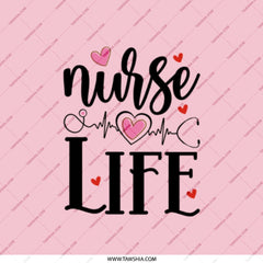 Nurse Life Pocket Mirror, Heartbeat Gift, RN Pocket Mirror, Nurse Gift, Nursing Student Gift, Healthcare Gift, Appreciation, Scrubs, Love - Tawshia