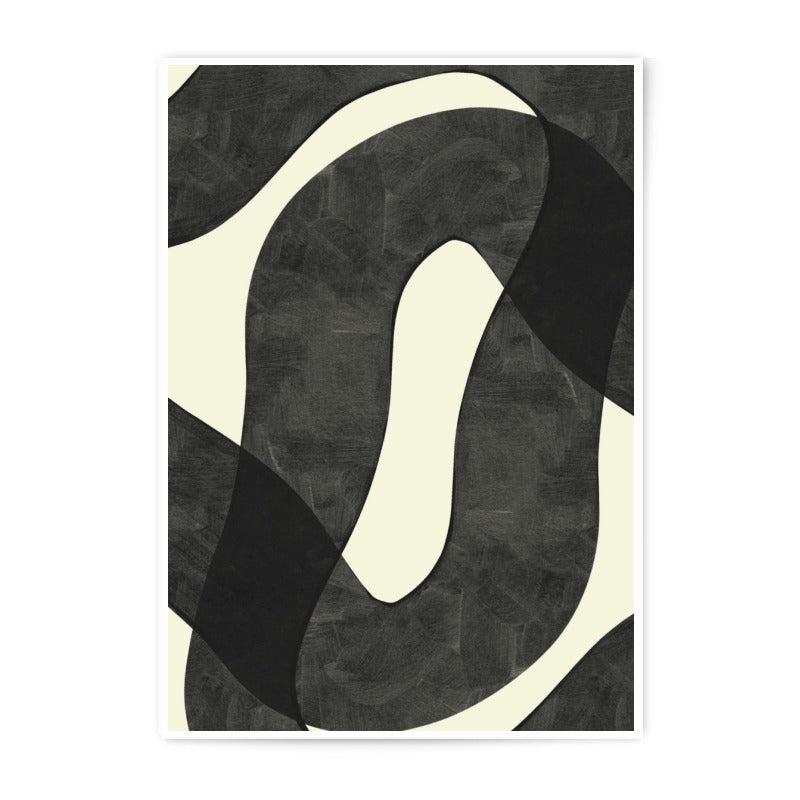 Abstract Art Photographic Print, Minimalist Wall Decor, Modern Art Print, Black and White Artwork, Geometric Shapes, Home Decor - Tawshia