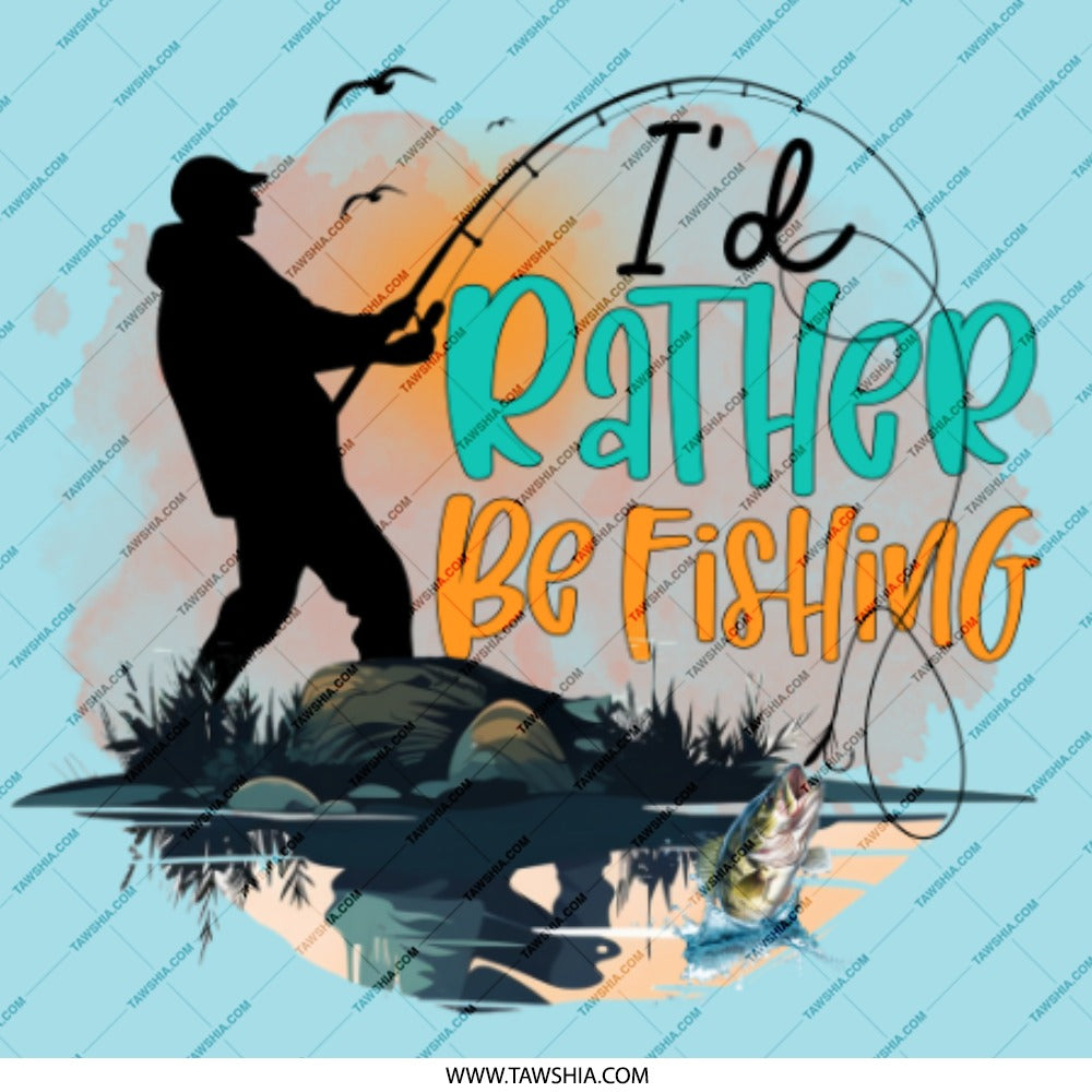 I'd Rather Be Fishing Pinback, Fisherman Gift, Fishing Lover, Hobbies Accessories, Gift Idea for Him, Gift for Her, Unique Gift Idea - Tawshia