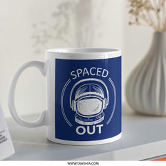 Spaced Out Blue Astronaut Mug Unique Coffee Cup product