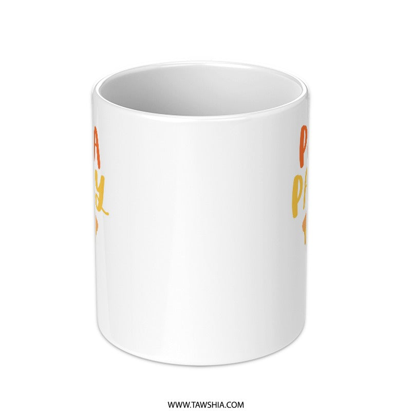 Pizza Party Mug, Foodie Gift, Fun Novelty Cup, Pizza Lover Present, Cute Graphic Design, Office Coffee Mug, Unique Gift Idea - Tawshia