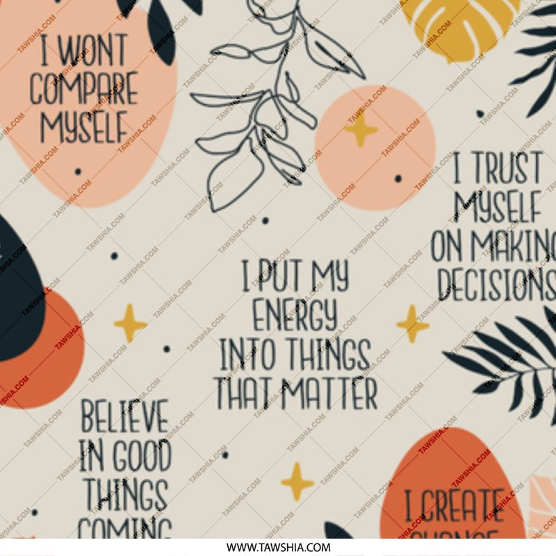 Motivational Quotes Patterned Success Inspiring Product