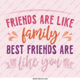 Friends Family Pinback Button, Best Friends Gift Button, Friendship Quote Button, Cute Pin Badge, Supportive Friend Button, Friends Forever - Tawshia