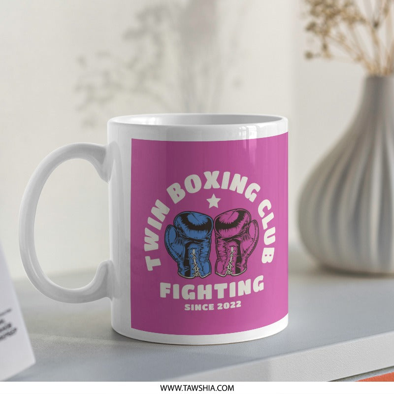 Twin Boxing Club Fighting Since 2022 Mug product