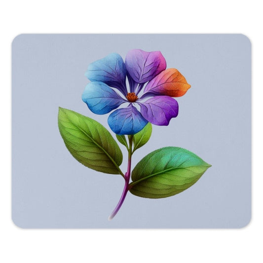 Colorful Flower Mouse Pad, Floral Mousepad, Artistic Desk Accessory, Office Decor, Unique Gift, Modern Computer Mat, Botanical Art - Tawshia