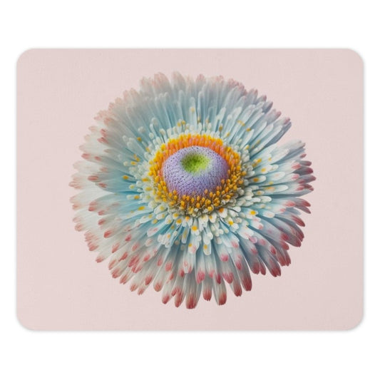 Floral Mouse Pad, Pastel Flower Mousepad, Botanical Desk Decor, Daisy Mouse Pad, Modern Office Decor, Cute Mouse Mat, Gift for Her - Tawshia