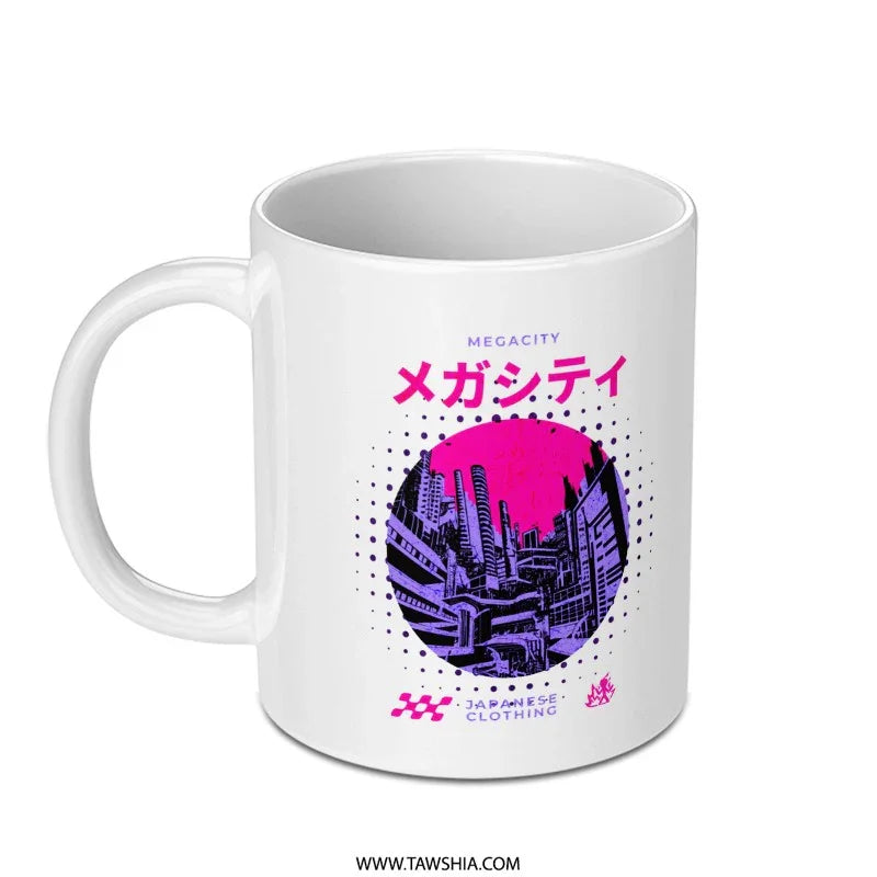 Megacity Japanese Clothing Graphic Mug product type