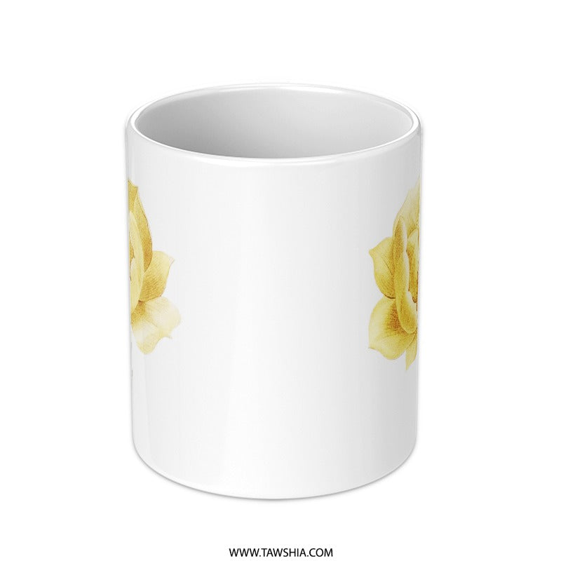 Prickly Pear Cactus Flower Mug, Floral Coffee Cup, Botanical Art Mug, Desert Flower Mug, Plant Lover Gift, Unique Mug, Gift for Her - Tawshia