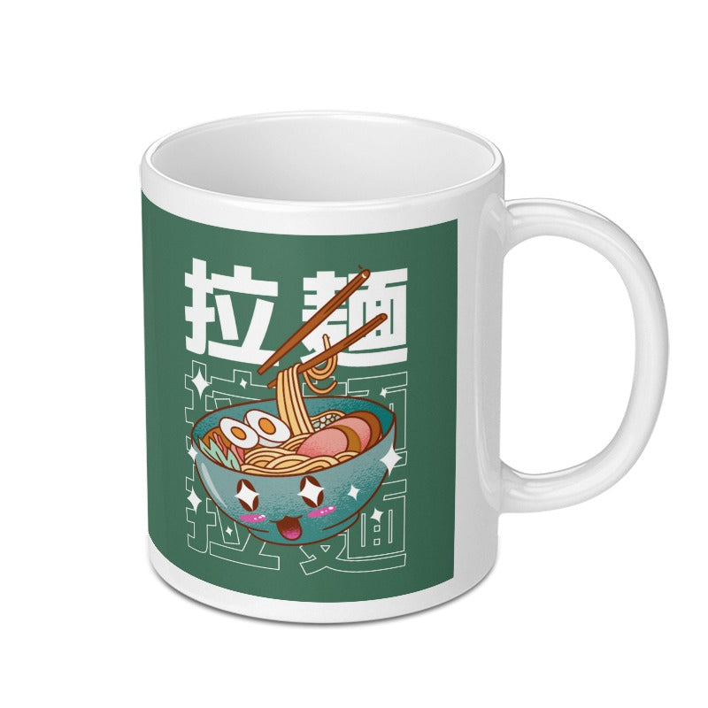Ramen Noodle Bowl Artwork with Chopsticks Mug product
