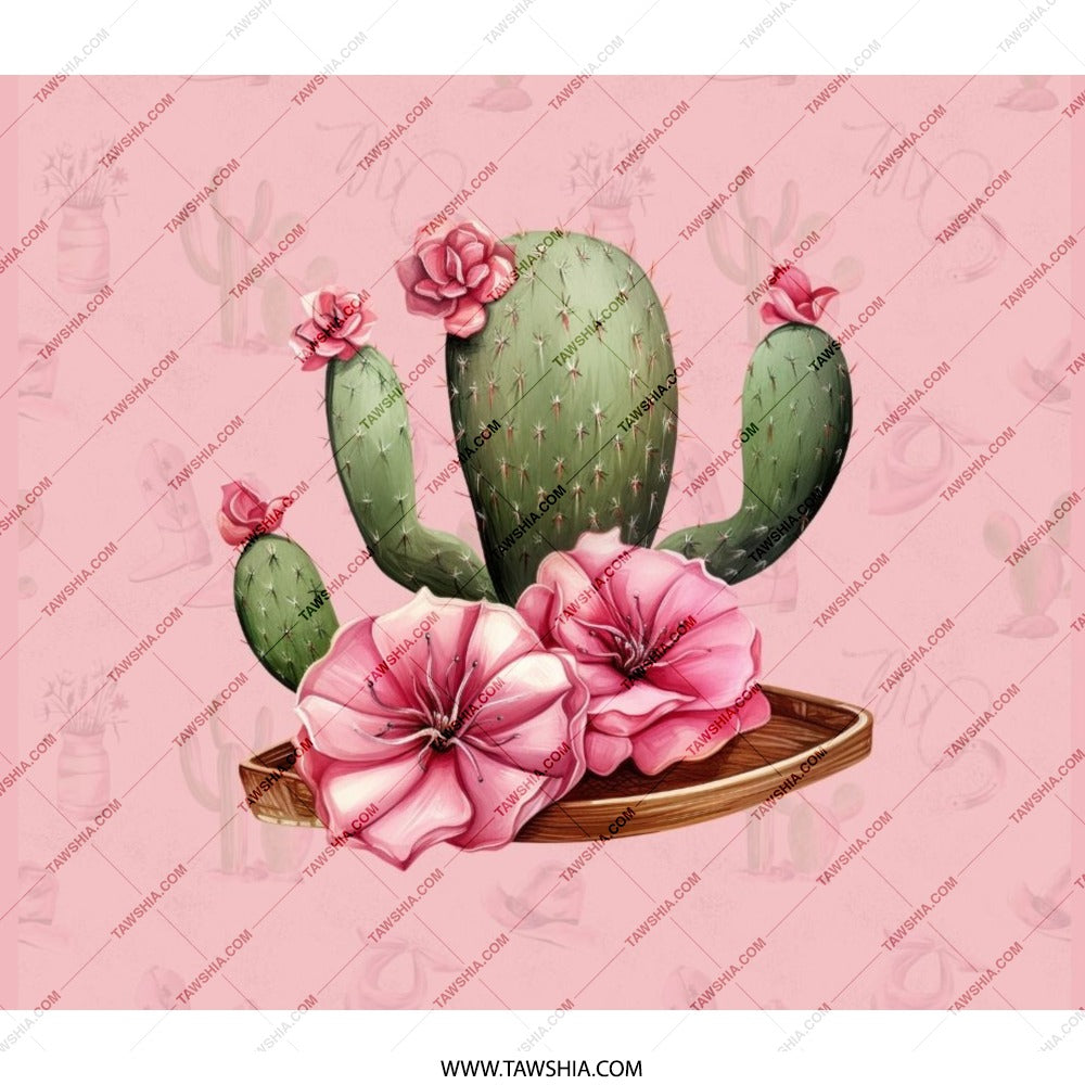 Cactus Flower BackPack, Botanical Design, Trendy BackPack, School BackPack, Travel BackPack, Gifts for Her, Stylish BackPack, Plant Lover - Tawshia