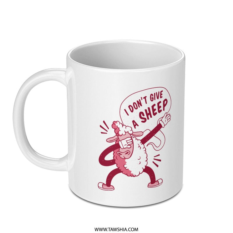 I Don't Give A Sheep Mug Design Funny Product mug product