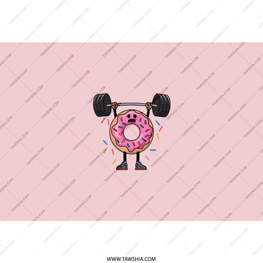 Funny Donut Gym Tumbler, Weightlifting Donut, Workout Lover Gift, Gym Gifts, Fitness Tumbler, Donut Lover Tumbler, Cute Tumbler, Gift - Tawshia
