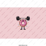 Funny Donut Gym Tumbler, Weightlifting Donut, Workout Lover Gift, Gym Gifts, Fitness Tumbler, Donut Lover Tumbler, Cute Tumbler, Gift - Tawshia