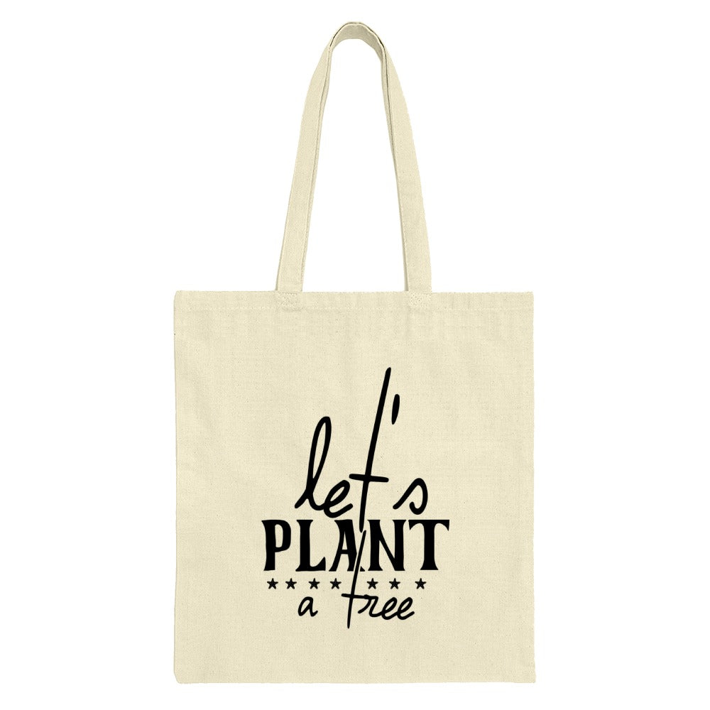 Plant a Tree Tote Bag, Eco Friendly Tote Bag, Nature Lover Gift, Earth Day Bag, Reusable Shopping Bag, Sustainable Lifestyle - Tawshia