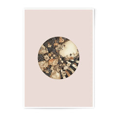 Floral Photographic Prints, Circle Art Print, Elegant Floral Art, Home Decor Art, Modern Wall Art, Photo Print, Flower Art, Home Decoration - Tawshia