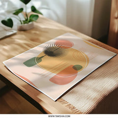 Boho Palm Leaf Photographic Print, Abstract Art Print, Botanical Print, Modern Wall Art, Neutral Color Print, Home Decor Art, Gift Idea - Tawshia