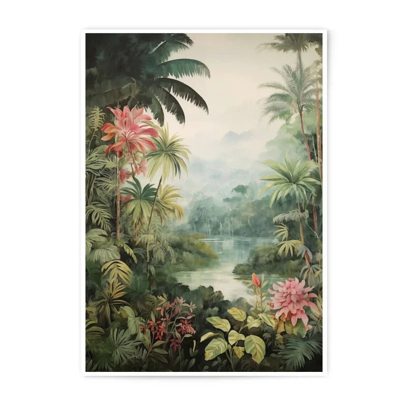 Tropical Photographic Print, Botanical Art Print, Jungle Wall Decor, Exotic Flowers Print, Nature Photography Print, Landscape Photography - Tawshia