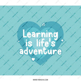Learning Adventure BackPack, School Backpack, Kids Backpack, Teacher Gift, Backpack for students, Book Bag, Durable Backpack - Tawshia