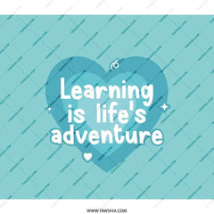 Learning Adventure BackPack, School Backpack, Kids Backpack, Teacher Gift, Backpack for students, Book Bag, Durable Backpack - Tawshia