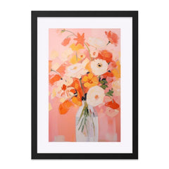 Floral Wall Art, Flower Painting Print, Floral Bouquet Art, Vibrant Flower Wall Decor, Botanical Art Print, Floral Illustration - Tawshia