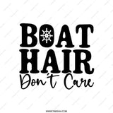 Boat Hair Don't Care Pillow, Nautical Pillow, Boating Lover Gift, Funny Boat Pillow, Lake House Decor, Dock Life Pillow, Captain Pillow - Tawshia