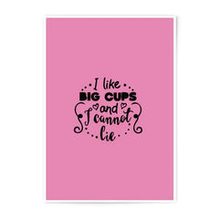 Big Cups Photographic Prints, Funny Coffee Lover Wall Art, Kitchen Decor, Sarcastic Home Decor, Statement Art Print, Gift for Her - Tawshia