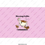 Morning Coffee Tumbler, Running Coffee Cup, Funny Coffee Tumbler, Coffee Lover Gift, Office Humor Tumbler, Novelty Tumbler, Coffee Addict - Tawshia