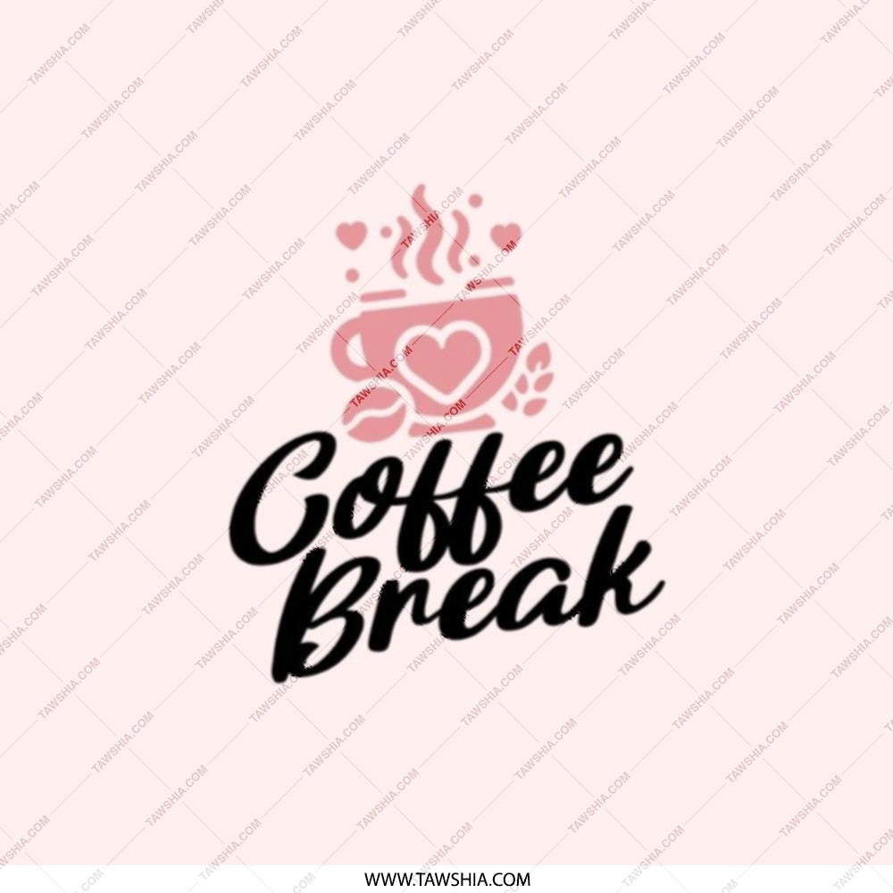 Coffee Break Pocket Mirror, Cute Mirror, Coffee Lover Gift, Pink Mirror, Pocket Mirror for Her, Unique Gift, Everyday Mirror - Tawshia