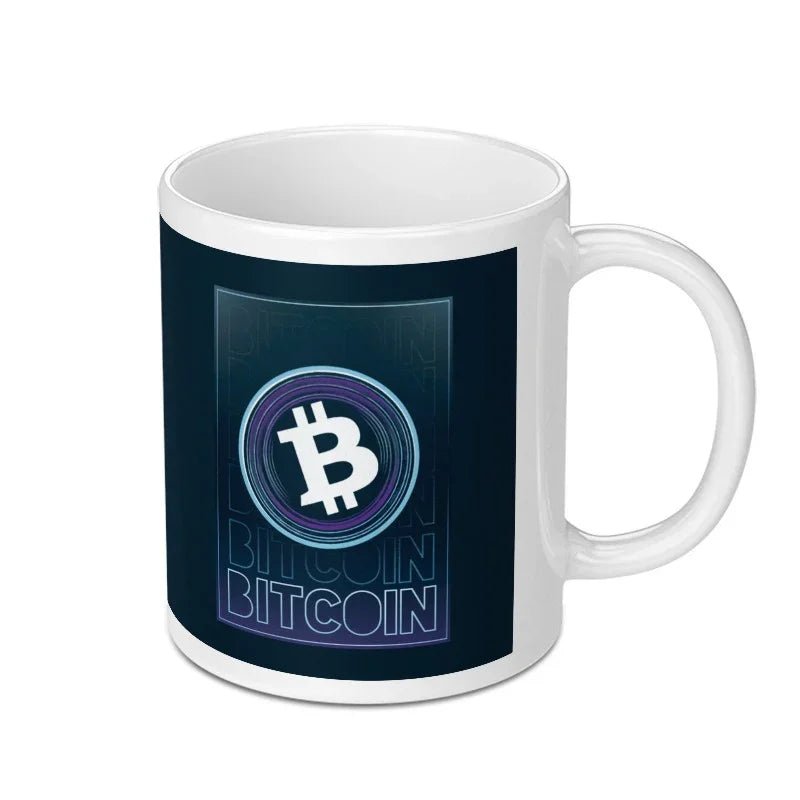Bitcoin Symbol with Dark Background Mug product