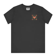 Stylish Black T-Shirt With Unique Logo Design product type