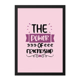 Friendship Power Wall Art, Best Friends Gift, Sister Gift, Home Decor, Motivational Print, Inspirational Wall Decor, Positive Quote Art - Tawshia