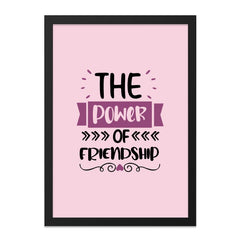 Friendship Power Wall Art, Best Friends Gift, Sister Gift, Home Decor, Motivational Print, Inspirational Wall Decor, Positive Quote Art - Tawshia