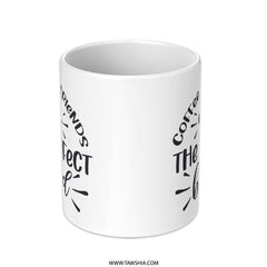 Coffee and Friends Mug, Perfect Blend Mug, Friend Gift Mug, Coffee Lover Gift, Gift For Best Friend, Cute Coffee Mug - Tawshia