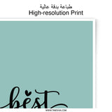 Best Friends Photographic Prints, Friendship Wall Art, Modern Home Decor, Cute Bestie Gift, Arrow and Heart Design, Minimalist Art - Tawshia