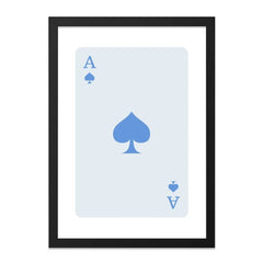 Ace of Spades Wall Art, Card Game Decor, Lucky Print, Casino Wall Decor, Poker Art, Cool Home Decor, Gift Idea, Modern Art Print - Tawshia
