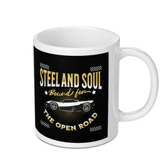 Steel and Soul Bound for The Open Road Mug product type