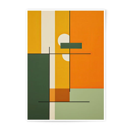 Modern Geometric Art Photographic Print, Abstract Art Print, Contemporary Wall Decor, Home Decor, Art for Living Room - Tawshia