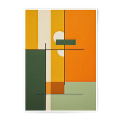 Modern Geometric Art Photographic Print, Abstract Art Print, Contemporary Wall Decor, Home Decor, Art for Living Room - Tawshia