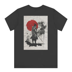 Samurai Warrior with Red Sun Design T-Shirt product