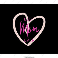 Best Mom Ever Backpack, Heart Design Backpack, Mothers Day Backpack, Gift for Mom, Everyday Backpack - Tawshia