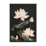 Lotus Flower Photographic Print, Floral Wall Art, Botanical Print, Elegant Home Decor, Calm Serene Art, Fine Art Print - Tawshia