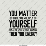 You Matter Pocket Mirror, Science Gift, Nerdy Gift, Funny Physics Gift, E mc2 Pocket Mirror, Student Gift, Energy Gift, Teacher Gift - Tawshia